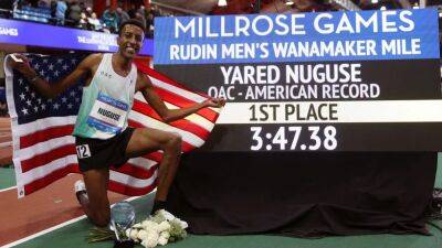 Yared Nuguse runs second-fastest indoor mile ever, gets American record at Millrose Games - nbcsports.com - Usa - Ethiopia -  Tokyo - state Colorado - county Scott - county Boulder