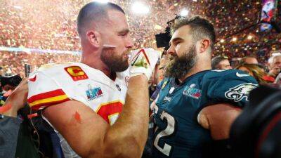 Travis Kelce - Donna Kelce - Jason Kelce - Andy Reid - Eagles' Jason Kelce 'really happy' for brother Travis as his Chiefs take Super Bowl - espn.com - county Eagle -  Kansas City