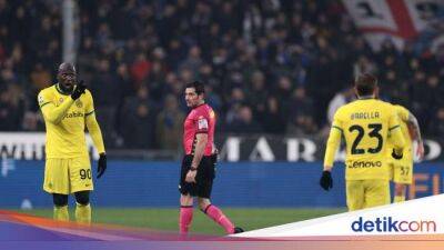 Romelu Lukaku - Simone Inzaghi - Inter Milan - Sampdoria Vs Inter: Si Ular Buntu, Lukaku & Barella Adu Argumen - sport.detik.com