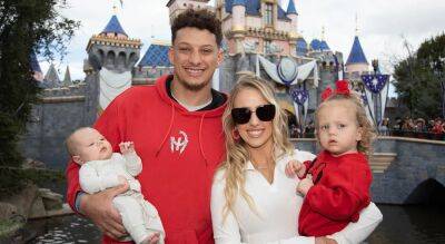 Patrick Mahomes spends quality family time at Disneyland a day after winning Super Bowl LVII