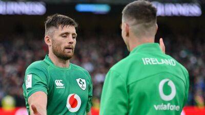 Joey Carbery - Andy Farrell - Jack Carty - Stuart Lancaster - Jack Crowley - Ross Byrne - Leinster Rugby - Ross Byrne firmly back in Ireland fold thanks to hard work and attitude - rte.ie - France - Australia - Ireland