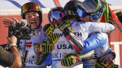 USA stun Norway to take gold in mixed team parallel slalom after Timon Haugan error in final race and Tommy Ford wins