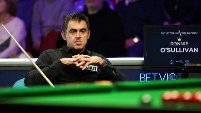 Ronnie O'Sullivan almost tipped over the edge at Welsh Open