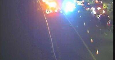 Man rushed to hospital with serious injuries after BMW smash closes motorway for hours - manchestereveningnews.co.uk