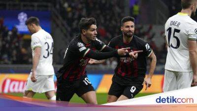 Theo Hernandez - Fraser Forster - Rafael Leao - Olivier Giroud - Tottenham Hotspur - Milan Vs Tottenham: Gol Brahim Diaz Menangkan Rossoneri - sport.detik.com - county Charles