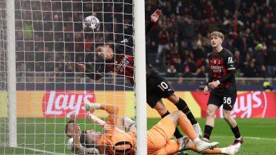 Early goal gives Milan slender advantage against Tottenham in ast-16 first leg tie