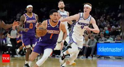 Devin Booker - Aaron Fox - Chris Paul - Deandre Ayton - Led by Devin Booker's 32 points, Phoenix Suns go past Sacramento Kings - timesofindia.indiatimes.com - county Kings - county Pacific