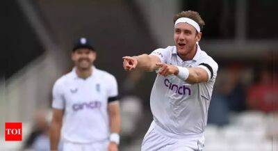 James Anderson - Ollie Robinson - Stuart Broad - Blair Tickner - Tim Southee - England's Stuart Broad returns for first Test against New Zealand - timesofindia.indiatimes.com - New Zealand - Pakistan - county Hamilton