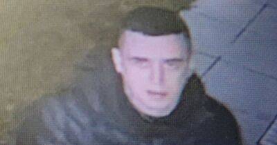Police want to speak to this man after community centre sprayed with graffiti