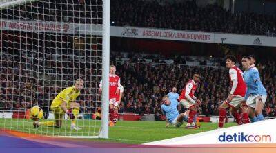 Arsenal Vs Man City: Menang 3-1, The Citizens ke Puncak Klasemen