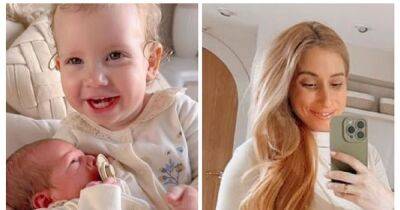 "Cuteness overload" as Stacey Solomon shares video of daughter Rose meeting newborn sister Belle for the first time