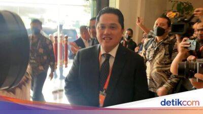 Erick Thohir - Erick Thohir Didampingi Agum Gumelar Masuki Ruang KLB PSSI Lebih Awal - sport.detik.com - Indonesia -  Jakarta