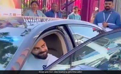Virat Kohli - Watch: Virat Kohli Leaves In Swanky Car After Practice Session In Delhi, Fans Go Wild - sports.ndtv.com - Australia - South Africa - India - Sri Lanka -  Delhi -  Mumbai