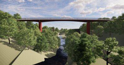 Landmark £5m bridge to cross valley between Oldham and Tameside approved