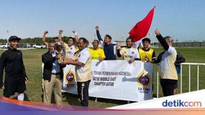 Trofeo IATMI FC Sarana WNI di Qatar Rayakan Hari Olahraga - sport.detik.com - Qatar - Indonesia - county Park