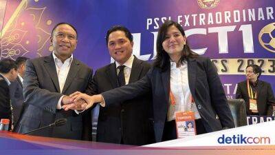 Erick Thohir - Pidato Erick Thohir Usai Jabat Ketum PSSI - sport.detik.com - Indonesia -  Jakarta