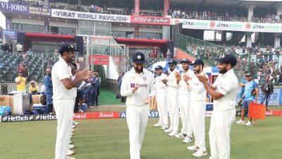 Rohit Sharma - Watch: Cheteshwar Pujara Gets Guard Of Honour From Teammates On 100th Test - sports.ndtv.com - Australia - India -  Delhi - Jersey
