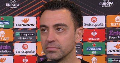What Barcelona boss Xavi said to Manchester United manager Erik ten Hag after Europa League draw