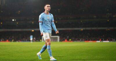 Phil Foden finds himself in an unfamiliar position at Man City