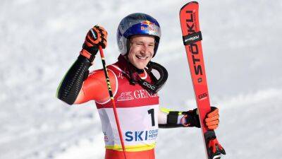 Marco Odermatt - Marco Odermatt wins his second gold at the World Championships in the men's giant slalom in Courchevel - eurosport.com - Switzerland - Austria