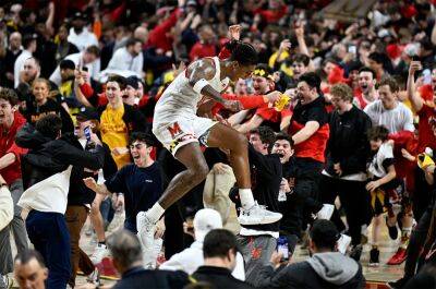 Fans storm court as Maryland upsets No. 3 Purdue, handing Boilermakers second straight loss