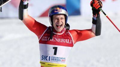 Marco Odermatt explains why giant slalom gold was ‘easier’ than downhill at the Alpine World Ski Championships