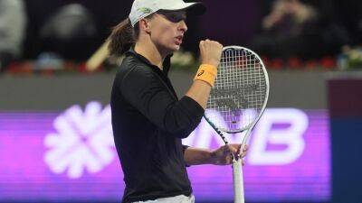 Iga Swiatek - Belinda Bencic - Maria Sakkari - Jessica Pegula - Veronika Kudermetova - Iga Swiatek breezes into Qatar Open final with dominant win over Veronika Kudermetova to face Jessica Pegula - eurosport.com - Qatar - Usa -  Doha