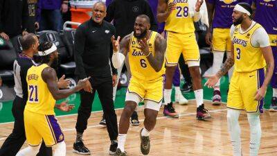 Adam Silver - Joe Mazzulla - NBA commissioner says league disciplines officials for missed calls weeks after LeBron James no-call - foxnews.com - Usa - Los Angeles -  Los Angeles - county Garden
