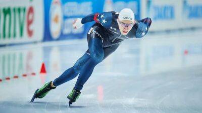 Jordan Stolz heads into speed skating worlds with World Cup success