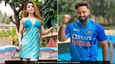 Rishabh Pant - Watch: Urvashi Rautela Calls Rishabh Pant 'India's Pride', Wishes Him Speedy Recovery - sports.ndtv.com - India -  Mumbai