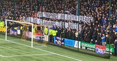 Rangers fans fire warning to players and board as they unveil banner reminding club of 'standards that matter' - dailyrecord.co.uk - Scotland