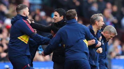 Jorginho and Mikel Arteta say half-time team talk key to 'beautiful' win for Arsenal over Aston Villa