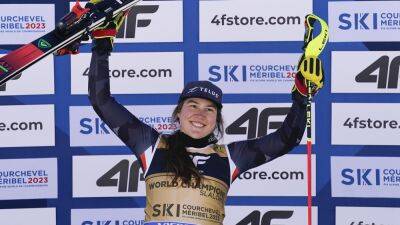 Mikaela Shiffrin - Wendy Holdener - Laurence St-Germain ends 63-year wait for Canadian slalom World Championships gold -‘Was not expecting this!’ - eurosport.com - Usa - Canada