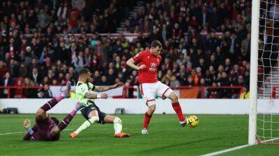 Nottingham Forest's Chris Wood dents Manchester City's title bid with late equaliser