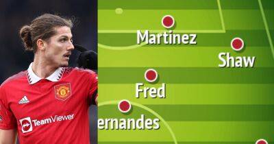 Luke Shaw - Scott Mactominay - Diogo Dalot - Marcel Sabitzer - Alejandro Garnacho - How Manchester United should line up vs Leicester in the Premier League - manchestereveningnews.co.uk - Manchester