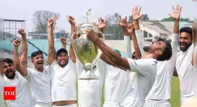 Eden Gardens - Ranji Trophy: Saurashtra beat Bengal by 9 wickets to bag second title - timesofindia.indiatimes.com - county Garden -  Delhi