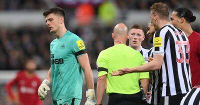 Eddie Howe explains how Nick Pope reacted in dressing room to Manchester United ban