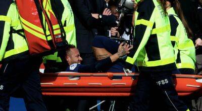 Neymar stretchered off field in tears after suffering ankle injury