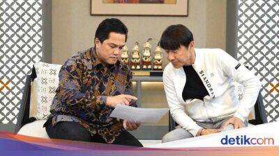 Erick Thohir - Shin Tae-Yong - Erick Thohir Ketemu STY Bahas Tim Nasional, Tunggu Tanggal Mainnya! - sport.detik.com - Indonesia