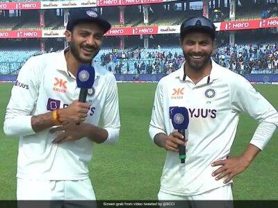 India vs Australia - "Don't Want Me To Bowl?" Axar Patel's Question Leaves Ravindra Jadeja In Splits - sports.ndtv.com - Australia - India -  New Delhi