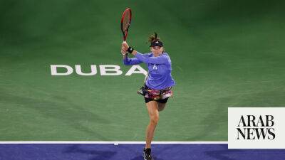 Wimbledon champion Rybakina fends off Andreescu in Dubai championship