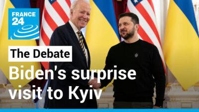Joe Biden - Vladimir Putin - Alessandro Xenos - Message to Moscow: Biden's surprise wartime visit to Kyiv - france24.com - Russia - France - Ukraine - Usa -  Moscow - Eu - China - Beijing - Washington -  Brussels