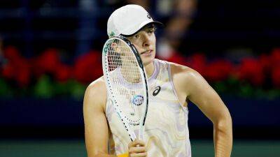 Iga Swiatek storms into Dubai Tennis Championships last-16, Caroline Garcia and Maria Sakkari beaten