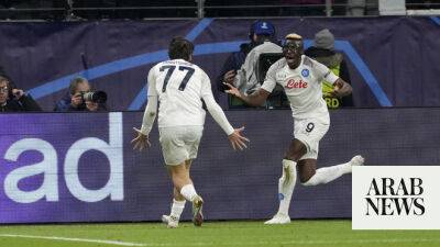 Napoli beat Frankfurt in Champions League last 16 first leg