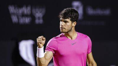 Rafael Nadal - Carlos Alcaraz - Novak Djokovic - Cameron Norrie - Fabio Fognini - Carlos Alcaraz spares ball kid from heavy rain in classy gesture as match suspended at Rio Open - eurosport.com - Britain - Italy - Brazil - Argentina - Australia -  Buenos Aires - Chile