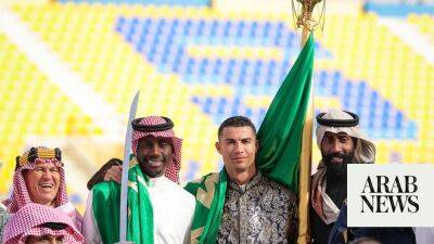 Ronaldo celebrates Founding Day in traditional Saudi attire with Al-Nassr teammates