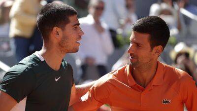 Roger Federer - Rafael Nadal - Carlos Alcaraz - Carlos Alcaraz gives views on 'pressure to fight with Novak Djokovic to be the No. 1' ahead of French Open - eurosport.com - France -  Paris