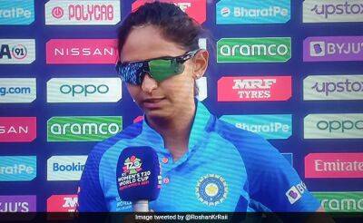 Meg Lanning - Harmanpreet Kaur - "Don't Want Country To See My Crying": Harmanpreet Kaur On Why She Wore Sunglasses After Australia Loss - sports.ndtv.com - Australia - India -  Cape Town