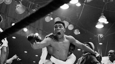 On this day in history, Feb. 25, 1964, a young Muhammad Ali knocks out Sonny Liston to win first world title