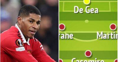Three ways Manchester United could line-up in Carabao Cup final if Marcus Rashford is injured